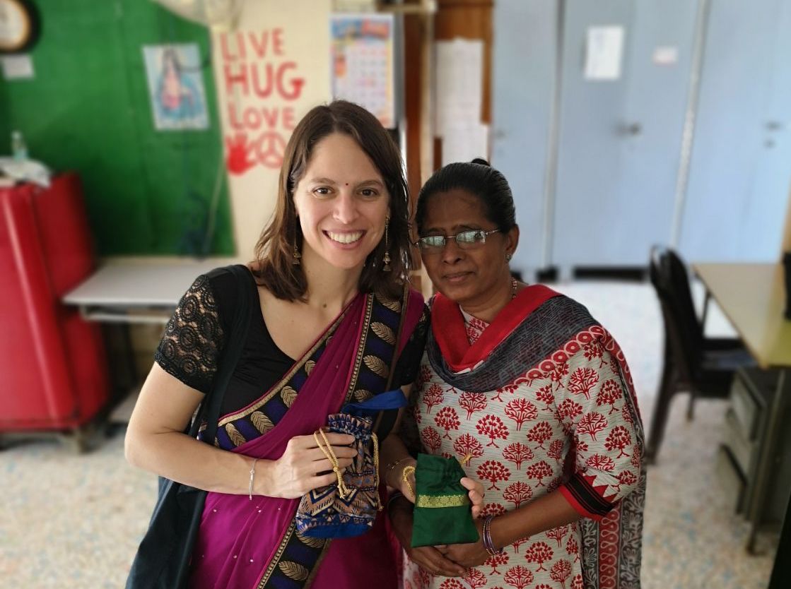 Petite matinée dans une ONG, en sari